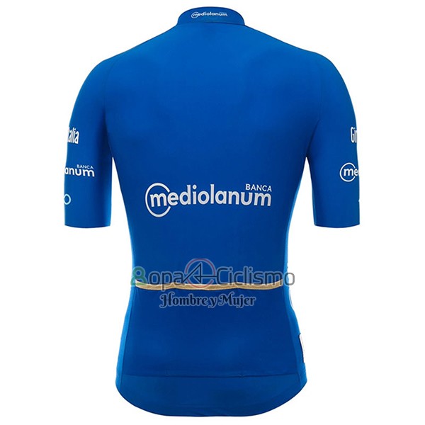 Giro d'Italia Ropa Ciclismo Culotte Corto 2017 Hombre Mangas Cortas Azul
